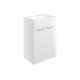 Pilton 610mm Two Door Floor Standing Unit and Basin Gloss White